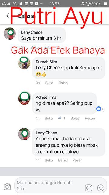 Putri Ayu aman tidak ada efek samping